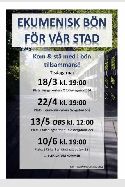 Ekumenisk bön för vår stad