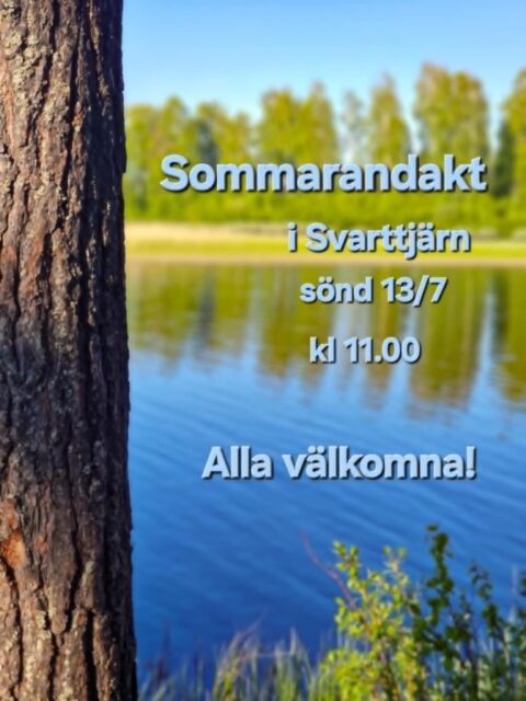 Utflykt till Andakt i Svarttjärns Bönhus!