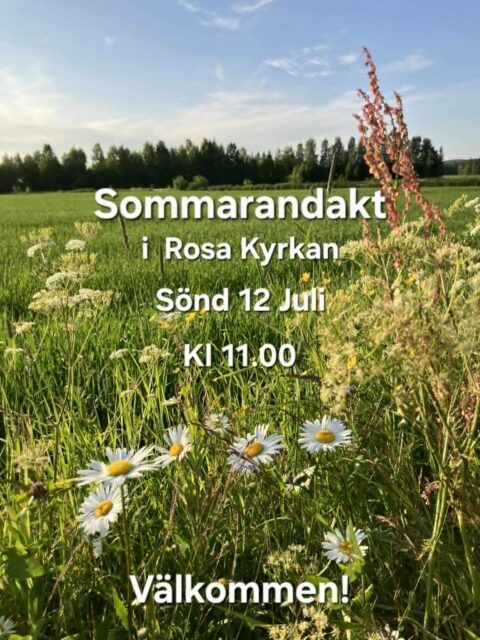 Sommarandakt i församlingsvåningen