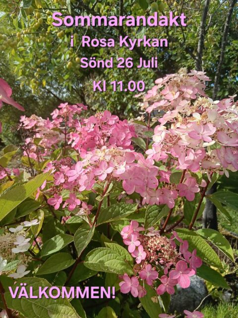 Sommarandakt i församlingsvåningen